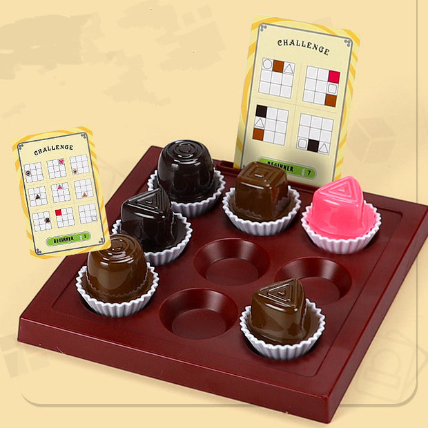 Children's Chocolate Chess Game Kindergarten Intelligence Interactive Board Game Early Education Toys