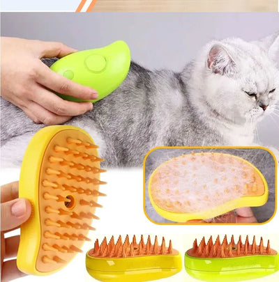 Steamy Pet Grooming Brush