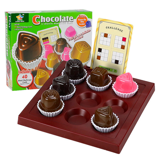 Children's Chocolate Chess Game Kindergarten Intelligence Interactive Board Game Early Education Toys